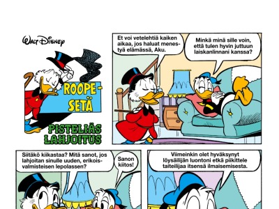 Pisteliäs lahjoitus