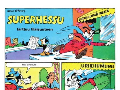 Superhessu tarttuu tilaisuuteen