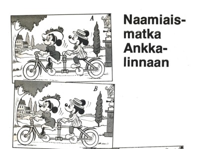 Tehtävä: Naamiaismatka Ankkalinnaan