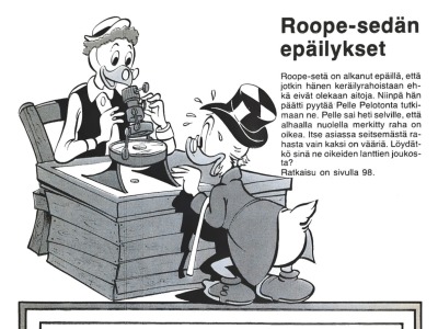 Tehtävä: Roope-sedän epäilykset