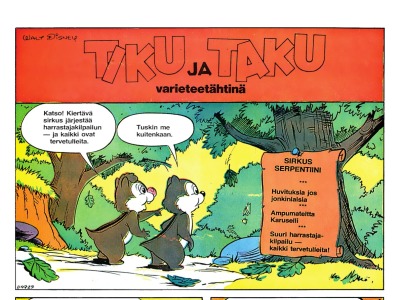 Tiku ja Taku varieteetähtinä