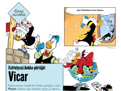 Esittelyssä Ankka-piirtäjät: Vicar