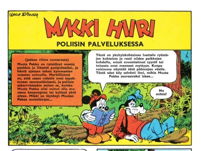 Mikki Hiiri poliisin palveluksessa