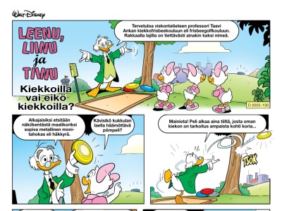Kiekkoilla vai eikö kiekkoilla?
