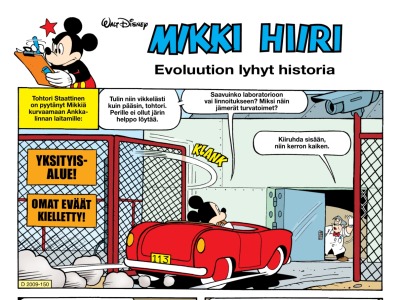 Evoluution lyhyt historia
