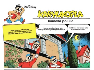 Karhukopla kaidalla polulla