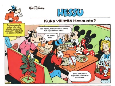 Kuka välittää Hessusta?