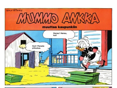 Mummo Ankka muuttaa kaupunkiin