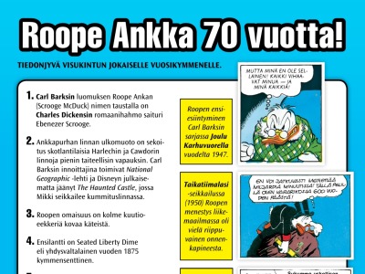 Roope Ankka 70 vuotta!