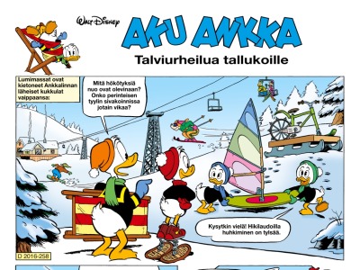 Talviurheilua tallukoille