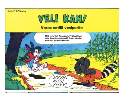 Varas vetää vesiperän