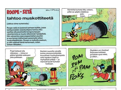 Roope-setä tahtoo muskottiteetä