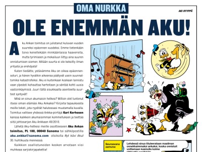 Ole enemmän Aku!