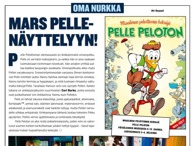 Mars Pelle-näyttelyyn!