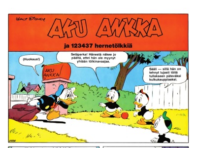 Aku Ankka ja 123437 hernetölkkiä